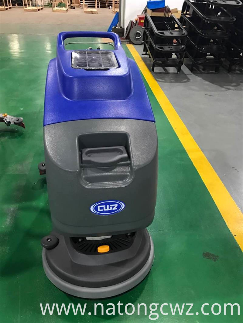 Manual scrubber CWZ concrete floor cleaning machine